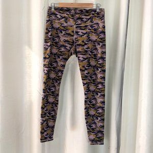 Fabletics Mid-Rise Printed Heathered Legging